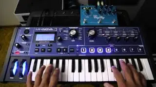 Novation MiniNova + Strymon BigSky - Ambient Keys/Synth