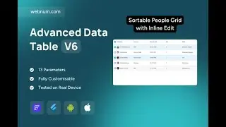 FlutterFlow Data Table Widget 🧩📋 