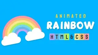 Animated Rainbow effect using HTML & pure 