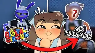 DRAWING THE AMAZING DIGITAL CIRCUS CHARACTERS AS HUMANS! (speedpaint, pomni, jax, gangle, ragatha)