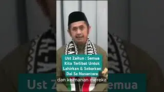 Ust Zaitun : Libatkan diri dalam berkontribusi Penyenaran Dai Berkualitas Se Indonesia