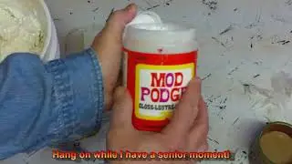ACRYLIC TEXTURE PAINTING TECHNIQUES DIY CHEAP MODELING PASTE by Skye Taylor