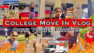 COLLEGE MOVE IN DAY VLOG 2021| SOUTHEASTERN UNIVERSITY|
