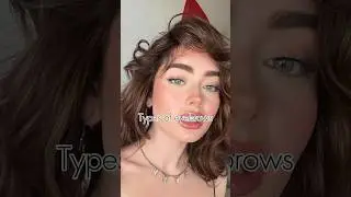 beauty standards- types of eyebrows (part 1) 💗| different hot face features #shorts