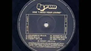Vive - I Need Your Loving (Original Mix)