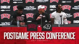 UNLV Football Postgame Press Conference - UNLV vs. Utah Tech