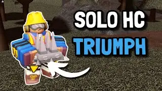 SOLO HARDCORE TRIUMPH WITH OP TRAPPER | Roblox Tower Defense Simulator TDS