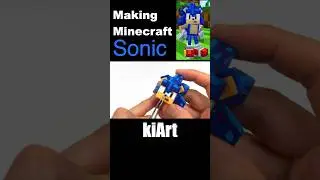 Making Minecraft Sonic [kiArt] #sonic #minecraft #kiArt