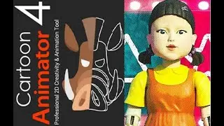 Squid Game Season 1 Girl Character Animate - Cartoon Animator 4 #squid #game #animator #cartoon