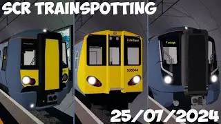 Trains At James Street 25/07/2024 - SCR Trainspotting - Roblox Stepford County Railway