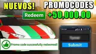 TODOS LOS PROMOCODES de Vehicle Simulator!! (2025) - Roblox😍😱