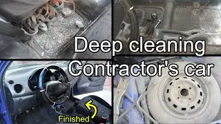 Detailing Filthy Constructions Car Interior (Never Deep Cleaned)