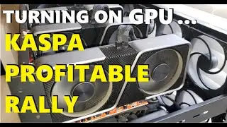 TURNING ON MY GPUs 😲 KASPA PROFITABLE RALLY 💰 Nicehash + HiveOS