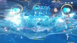 Genshin Impact Nilou and Kaeya freeze team is so fun!