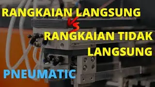 Rangkaian Kontrol Langsung dan Tidak Langsung Pneumatic Pneumatik