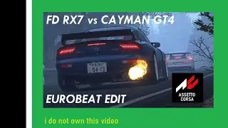 FD RX7 vs Cayman GT4 | Initial x Assetto Corsa | Welcome People - Mr. M