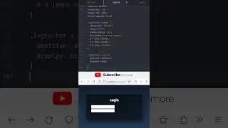 Login Form with floating placeholder and light button