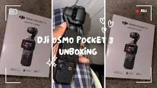 DJI OSMO POCKET 3 UNBOXING