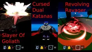 [Slayer Of Goliath!!] Cursed Dual Katanas ShowCase!! [Blox Fruits]
