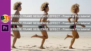 FREEZE FRAME SEQUENCE EFFECT - Premiere Pro tutorial