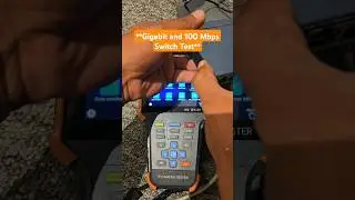 Gigabit and 100 Mbps switches tester network 💻🌐 #Tech #Networking