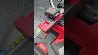 Milwaukee brushcutter hack , spare battery storage solution