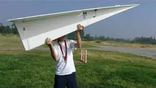 LARGE FLYING  RC PAPER AIRPLANE