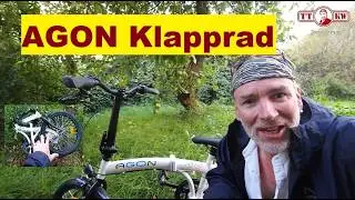 Dieses Klapprad von AGON bekommst Du überall unter auch in jedem Auto! Faltrad Für Damen und Herren
