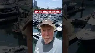 See why you MUST mix bottom paint well! #boating #diy