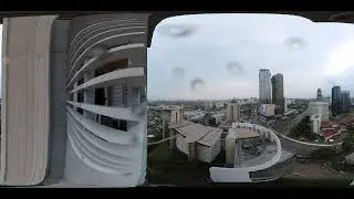 rain test 360 degree video, use mobile youtube app