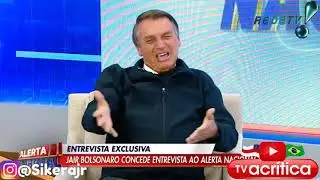 ENTREVISTA COM PRESIDENTE JAIR BOSOLNARO NO ALERTA NACIONAL