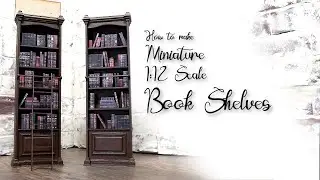 How to make a Miniature 1/12 Scale Bookshelf