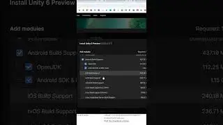 Installing Visual Studio & Android Build Support for Unity #unitygameengine #unity3d