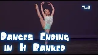 Dances Ending in H Ranked