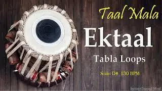 Ektaal tabla loops - 130 bpm - Scale D sharp