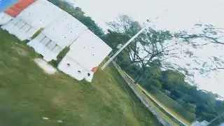 FPV Freestyle 1st Flight w/ GoPro HERO 7 (No stabilization)