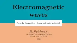 Electromagnetic Waves - L8