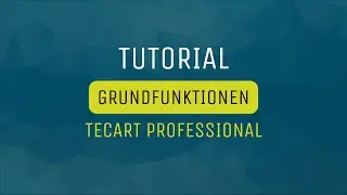 TecArt® Professional - Systempräsentation