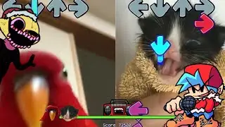 VS Lemon Demon BUT ITS GUMI VS TOWEL KITTEN FNF Winter Horror Land - Friday Night Funkin
