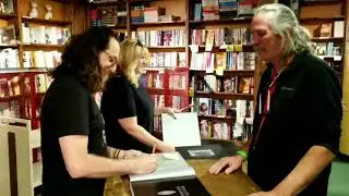 Geddy at the Denver book signing.