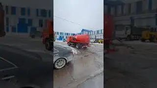 Камаз ассенизатор 43253 2018 гв продан свом ходом уехал в Г. Губкинский ЯНАО