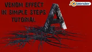 Venom effect in simple steps | Blender tutorial