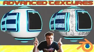 Create Scratch TEXTURES In BLENDER Fast!!!