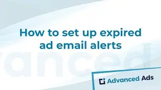 How to set up expired ad email alerts