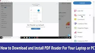 HOW TO DOWNLOAD AND INSTALL PDF READER ON WINDOWS 7|8|10