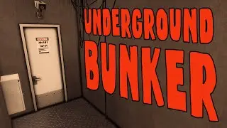 Underground Bunker Speed Build - CC - The Sims 4