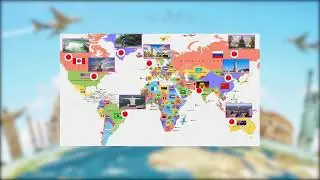 Fold Map Animation Adobe After Effects