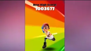 Subway surfers Houston gameplay walkthrough - 5 - 1003677 points