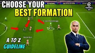 Best Formation A-Z Guideline - For All Playstyles ✨ eFootball 2025 Mobile🎮