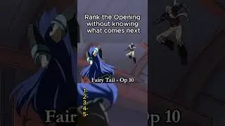 Rank The Anime Opening Without Knowing The Next One! #anime #animemusic #parati #shorts #opening
